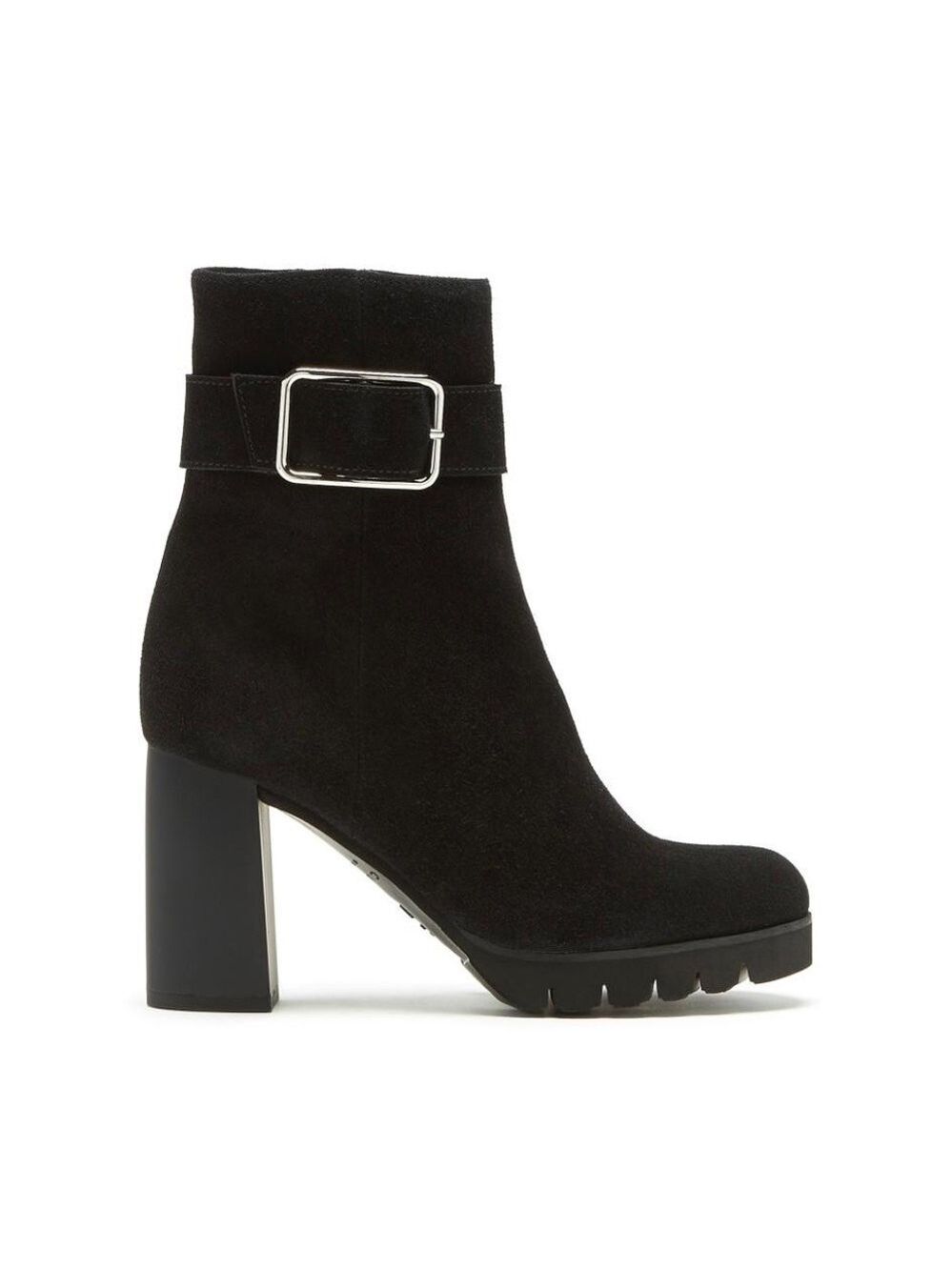 La Canadienne Milo Suede Block Heel Booties - NWT